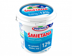 Śmietana 12% Piątnica 1kg horeca