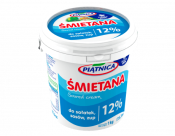 Śmietana 12% Piątnica 1kg horeca