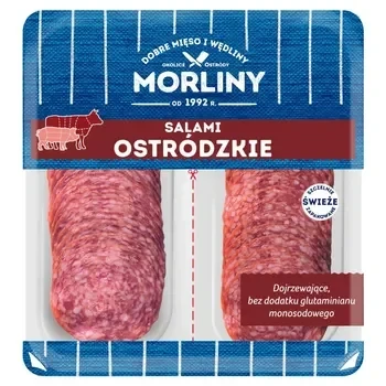 Salami ostródzkie plastry 2x50 g Morliny