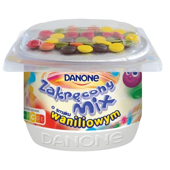 Danone jogurt zakręcony mix 125 g