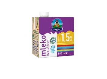 Łowicz mleko łowickie bez laktozy 1,5% 0,5 l