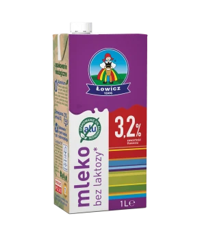 Łowicz mleko łowickie bez laktozy 3,2% 1 l