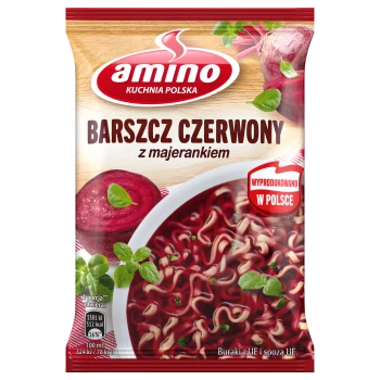 Amino barszcz czerwony z majerankiem 66g