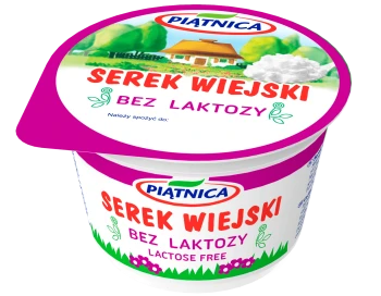 Piątnica serek wiejski bez laktozy 200 g
