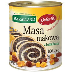 Bakalland Masa Makowa 850 g