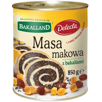 Bakalland Masa Makowa 850 g