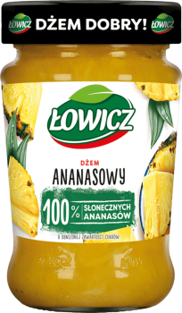 Łowicz Dżem Ananas Niskosłodzony 280 g