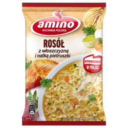 Amino Rosół z włoszczyzną i natką pietruszki Zupa błyskawiczna 59 g