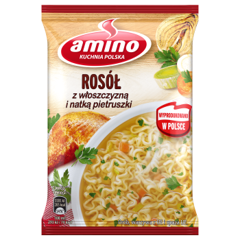 Amino Rosół z włoszczyzną i natką pietruszki Zupa błyskawiczna 59 g