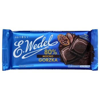 E. Wedel Czekolada Mocno Gorzka 80% 80g