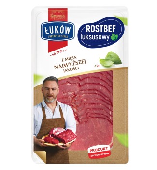 Rostbef luksusowy plastry 100g Łuków
