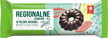 Regionalne herbatniki w polewie kakaowej 79 g