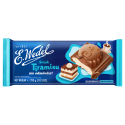 E. Wedel Czekolada Mleczna Tiramisu 293 g