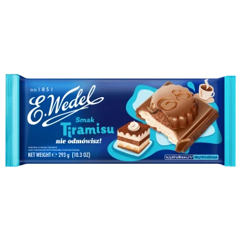 E. Wedel Czekolada Mleczna Tiramisu 293 g