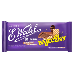 E.Wedel Czekolada mleczna Bajeczny z orzeszkami i wafelkami 100 g