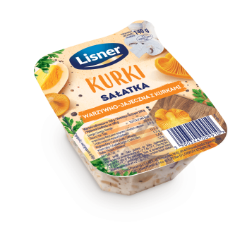 Sałatka warzywno-jajeczna z kurkami Lisner 140g