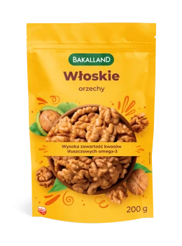 Orzechy włoskie 200g Bakalland