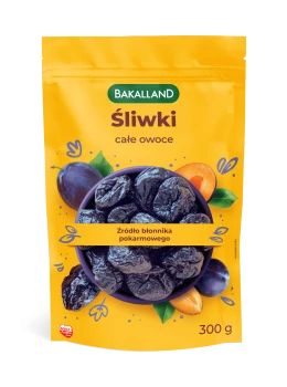 Śliwki całe owoce 300g Bakalland