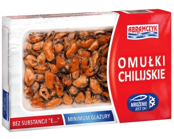 ABRAMCZYK Omułki Chilijskie 200-300 Gotowane Bez Muszli 10% 225/250G