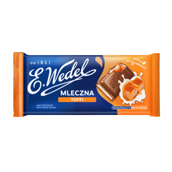 E.Wedel Czekolada mleczna toffi 100 g