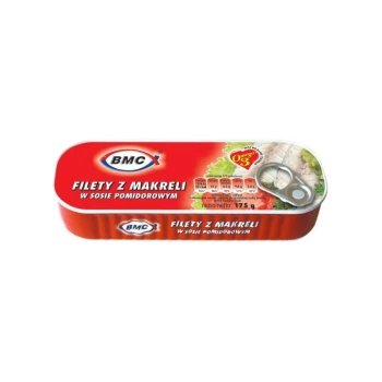 B.M.C filety z makreli w sosie pomidorowym 175 g
