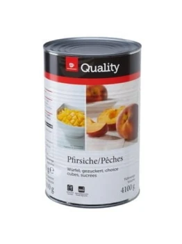 TGQ Brzoskwinie w kostkach w wodzie 4100 g
