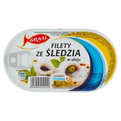Graal filety śledziowe w oleju 170g