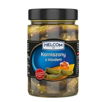 Ogórki korniszony z miodem 327ml Helcom