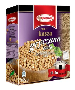 Polgreen Kasza Gryczana Biała 4*100 g