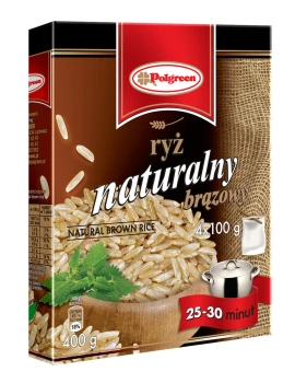 Polgreen ryż brązowy 400 g