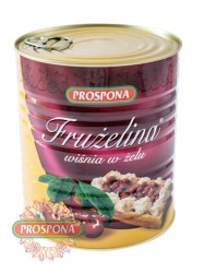 Prospona Frużelina wiśnia w żelu 3,2kg