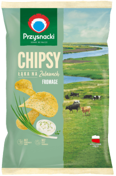 Przysnacki chipsy Łąka na Żuławach o smaku fromage 130 g