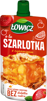 Łowicz deser ryżowo-owocowy a'la szarlotka z cynamonem 100 g