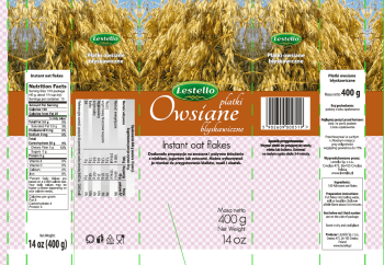 Lestello płatki owsiane błyskawiczne 400 g