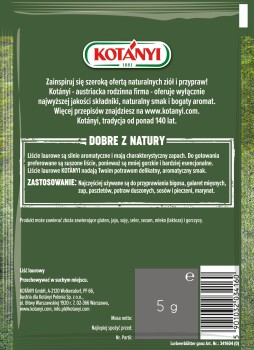 Kotányi Liść laurowy 5g