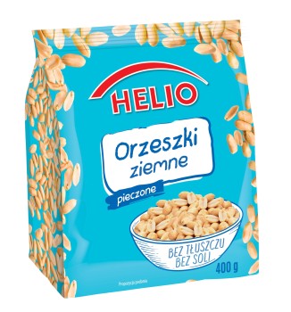 Helio orzeszki ziemne pieczone bez tłuszczu i bez soli 400g