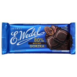 Wedel czekolada mocno gorzka 80% 80g