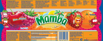 Mamba gumy rozpuszczalne owocowe 106 g (4 x 26,5 g)