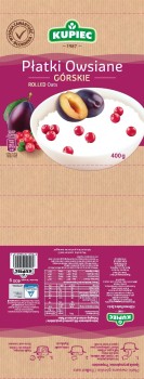 Kupiec Płatki owsiane górskie 400 g