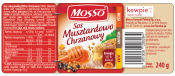 Mosso Sos Musztardowo-chrzanowy 240 g