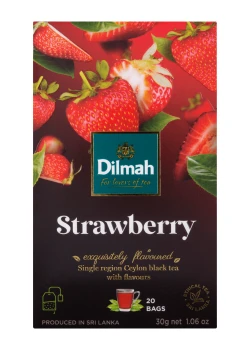 Dilmah Cejlońska czarna herbata z aromatem truskawki 30 g