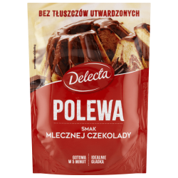 Polewa twarda mleczna czekolada 100g