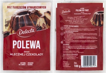 Polewa twarda mleczna czekolada 100g