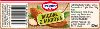 Dr.Oetker ekstrakt migdał z Maroka 30 ml