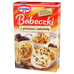 Dr. Oetker babeczki z płatkami czekoladowymi 300 g