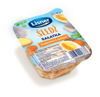 Lisner sałatka śledziowa z jajkiem 140 g