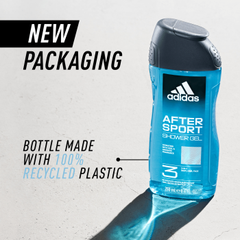adidas After Sport żel pod prysznic 3 w 1 dla mężczyzn, 400ml
