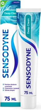 Sensodyne Deep Clean Pasta do nadwrażliwych zębów z fluorem wzmacniająca i utwardzająca szkliwo, 75 ml