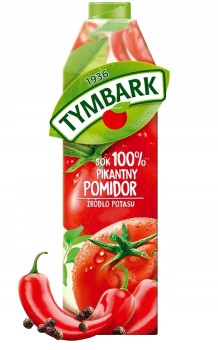 Tymbark Sok 100% Pomidorowy Pikantny 1 l