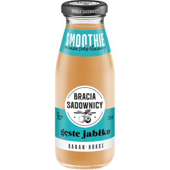 Bracia Sadownicy Gęste Jabłko - Banan Kokos 215 Ml